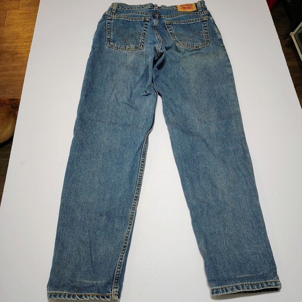 Levi Strauss 550 Classic Relaxed Tapered Jeans Medium Wash Women Size 10 L - Picture 2 of 15